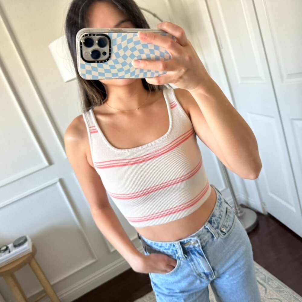 Aritzia BABATON Sculpt Knit Cream